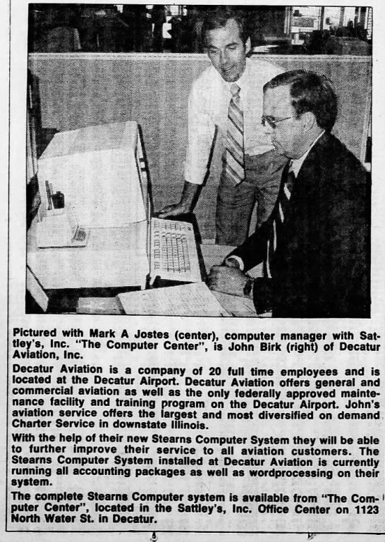 "The Computer Center" of Decatur Aviation, Inc.